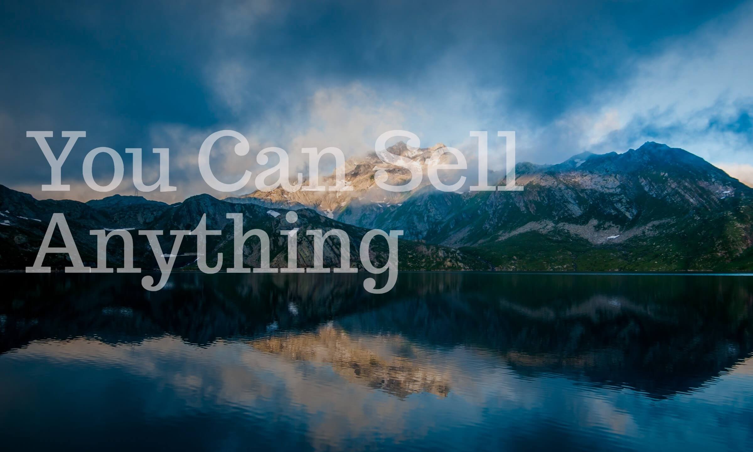 You Can Sell Anything - Icon Innovations