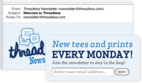 Mail Cycle customise the signup